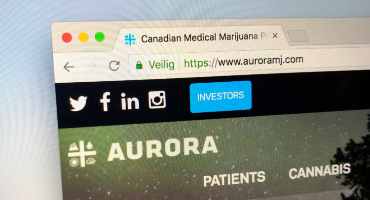 Aurora Cannabis Plunges 19% On Revenue Decline, Dismal Outlook