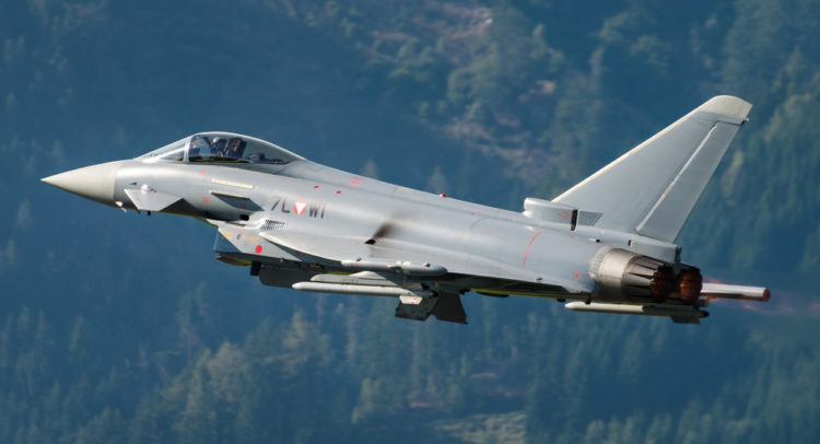 Airbus Inks Deal With Germany For 38 Eurofighter Typhoons; Street Sees 10% Downside
