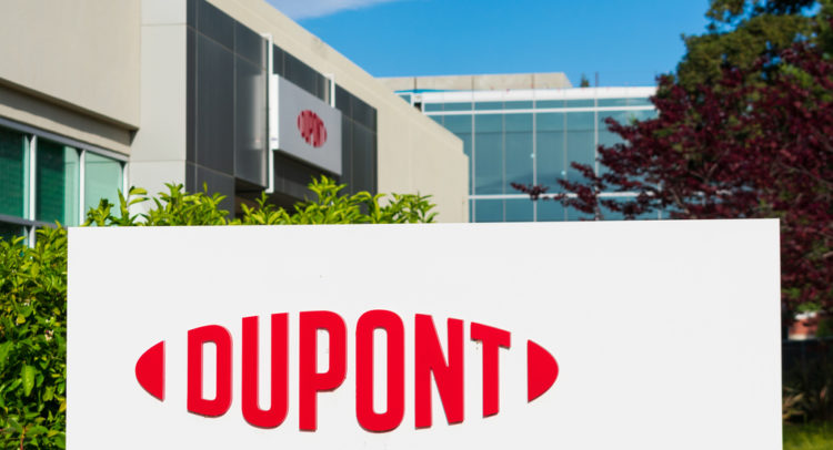 DuPont Commences Split-off Exchange Offer For N&B Business, Street Is Bullish