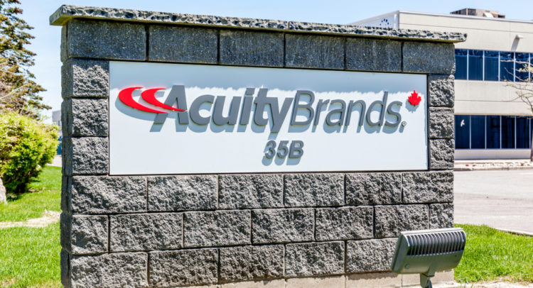 Acuity Brands Pops 13% After 2Q Earnings Beat, Sales Disappoint