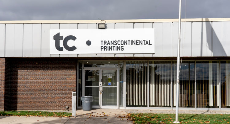 Transcontinental Profit Rises 38.5% in Q2; Shares Pop Almost 8%