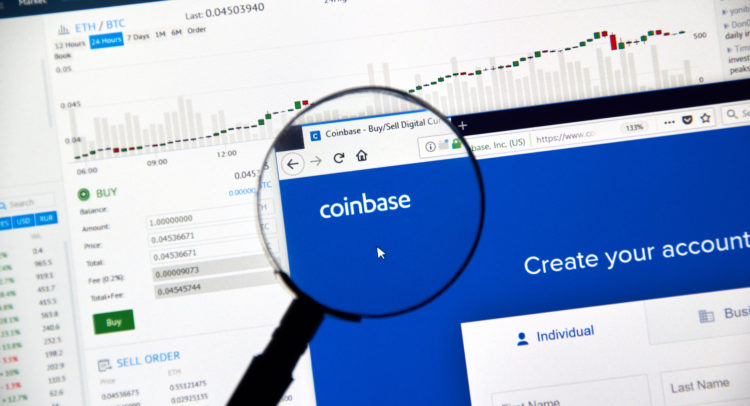 Coinbase Valuation Attractive; On Pace for Record Quarter