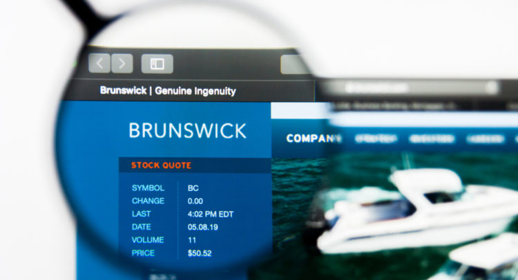 Brunswick Acquires SemahTronix; Shares Slip 2.6%