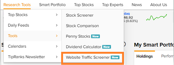 website traffic screener tool