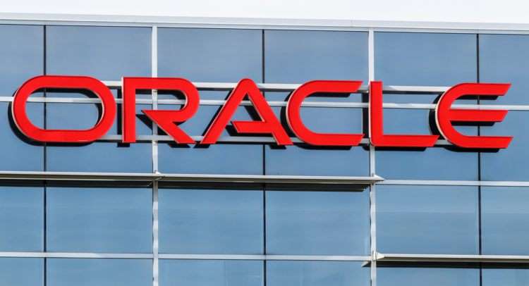 Oracle share price