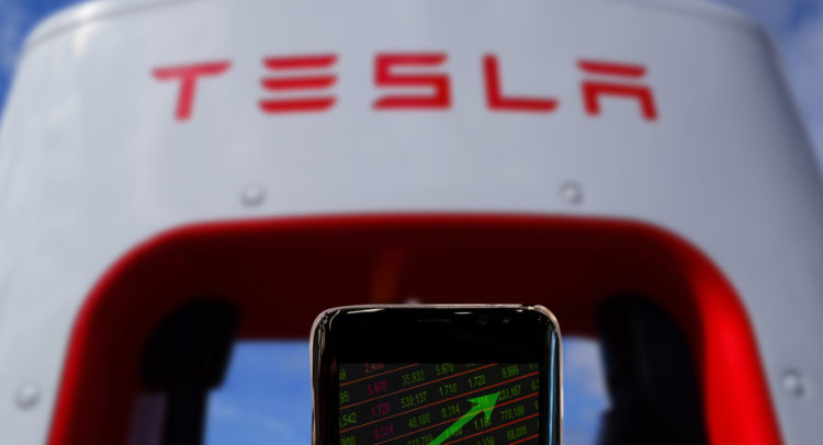 Tesla Shares Up 7% on Wednesday