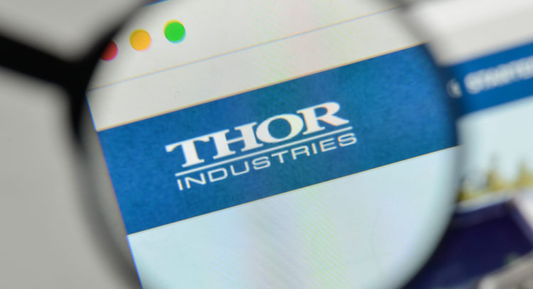 Thor Industries Reports Upbeat Q2 Results, Shares Rise 3%