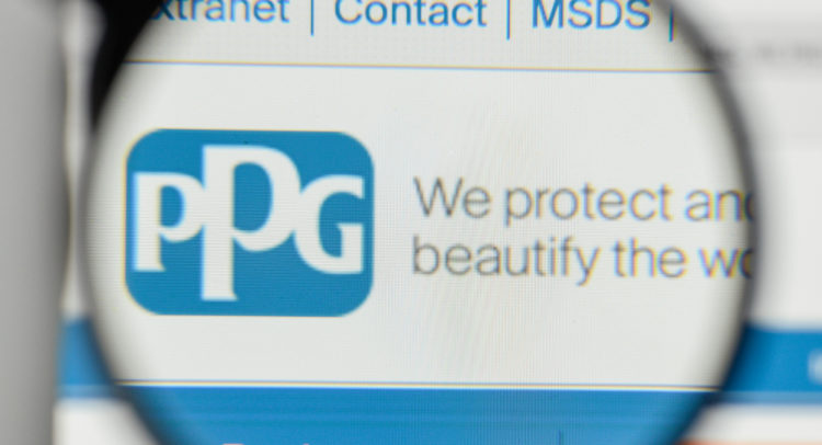 PPG Industries Stock (NYSE:PPG) Dips as Q3 Update Disappoints