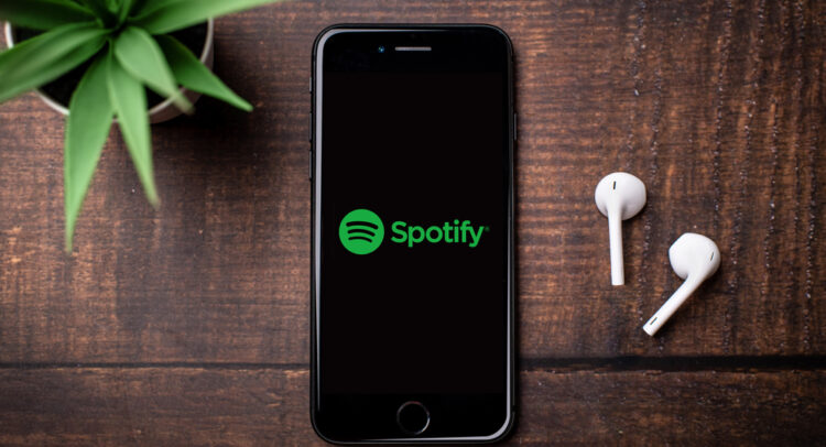 Spotify Up as Losses Narrow in Q1