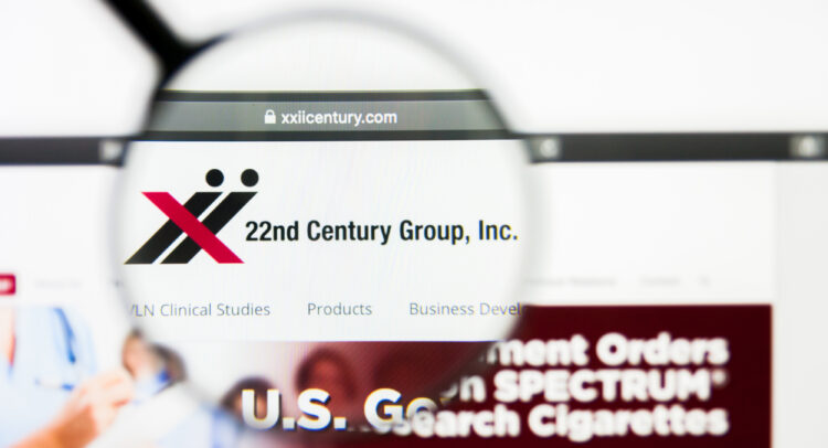 22nd Century Group резко упала после ухода генерального директора
