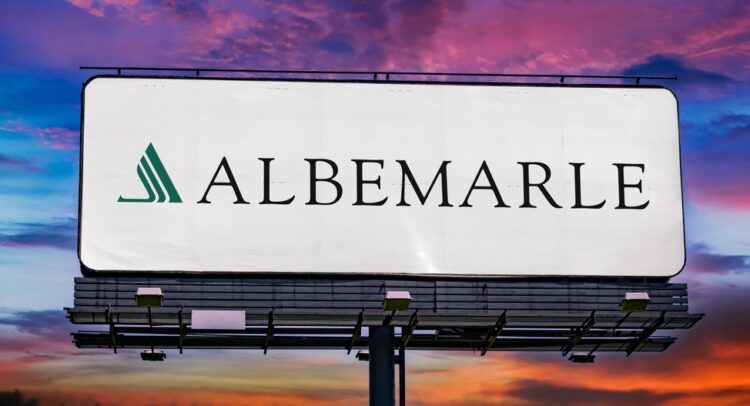 Albemarle (NYSE:ALB) Withdraws $4B Liontown Acquisition Offer