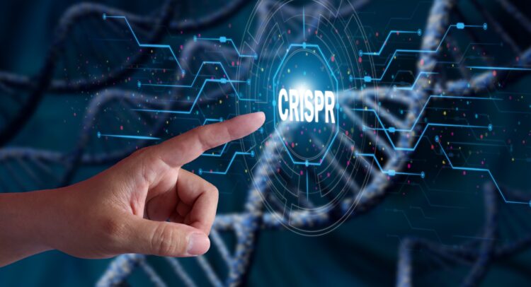 Crispr Therapeutics (NASDAQ:CRSP) Notches Up on World-First Therapy