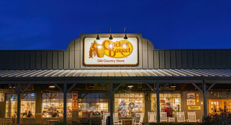 Cracker Barrel (NASDAQ:CBRL) Cracks on Big Q1 Miss