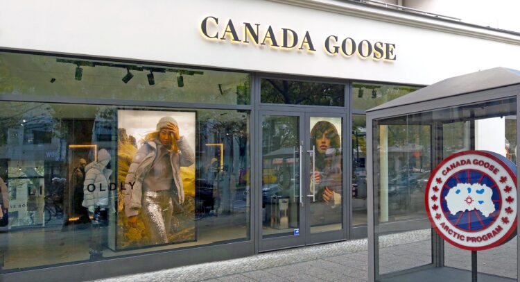 Canada Goose Stock (NYSE:GOOS): Benefit from Luxury Industry Panic