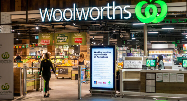 Woolworths shares clearance