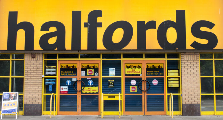 Британские акции: вот почему сегодня падают акции Halfords (HFD)