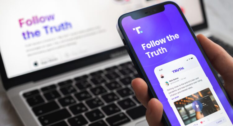 Truth Social (NASDAQ:DJT) Continues Its Rally for Second Day, Up 15%