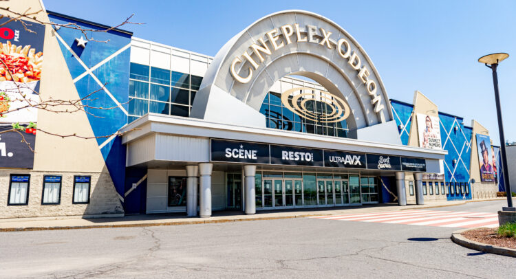 Movie Theater Chain Cineplex (TSE:CGX) Reels After Posting Financial Loss