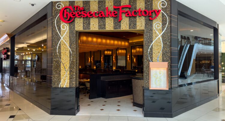 Cheesecake Factory (NASDAQ:CAKE) Gets a Boost from Malls