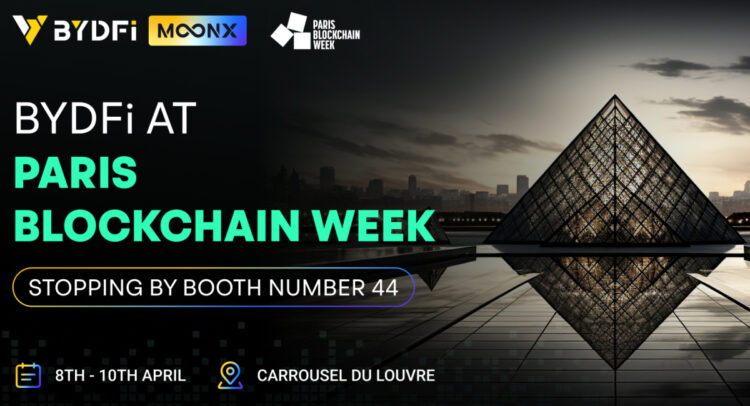 BYDFi’s 5th Anniversary Launches MoonX at Paris Blockchain Week 2025, Sparking the Web3 Era