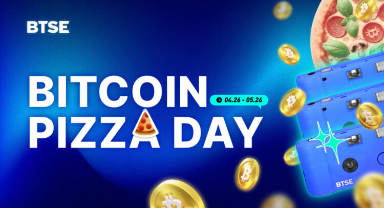BTSE Celebrates Bitcoin Pizza Day 2025 with $5.22mn Trading Competition and Community Giveaways