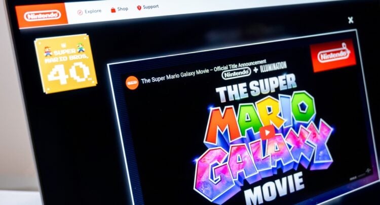 Nintendo Stock (NTDOF) Gains on New The Super Mario Galaxy Movie Trailer