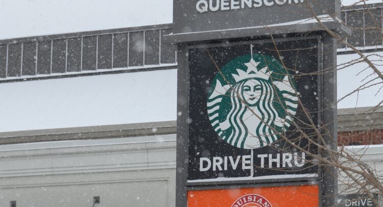 Starbucks Stock (NASDAQ:SBUX) Surges Again With Newegg Cross-Promotion