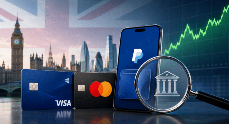 Visa, Mastercard, and PayPal Face UK Wallet Probe, but Stocks Show Little Stress